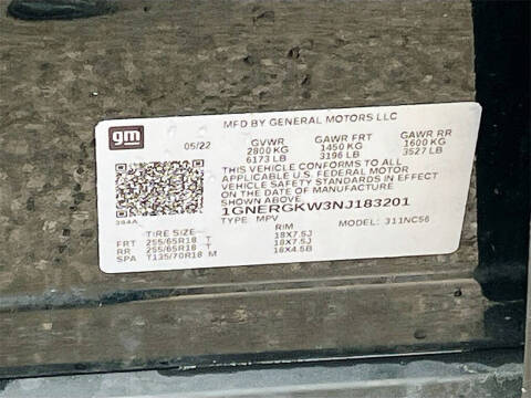 2022 Chevrolet Traverse LT Cloth