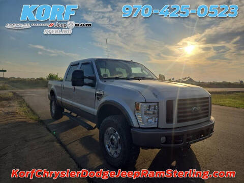 2008 Ford F-250 Super Duty for sale at Tony Peckham @ Korf Motors in Sterling CO