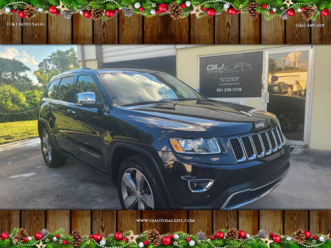 2014 Jeep Grand Cherokee for sale at O & J Auto Sales in Royal Palm Beach FL