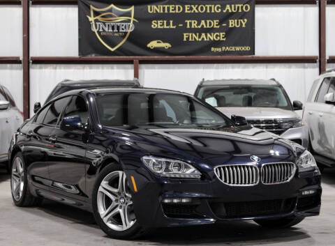 2015 BMW 6 Series for sale at United Exotic Auto in Houston TX