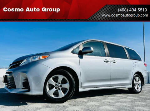 2018 Toyota Sienna for sale at Cosmo Auto Group in San Jose CA