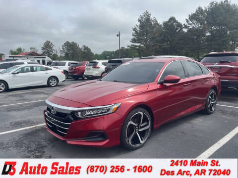 2021 Honda Accord for sale at D3 Auto Sales in Des Arc AR