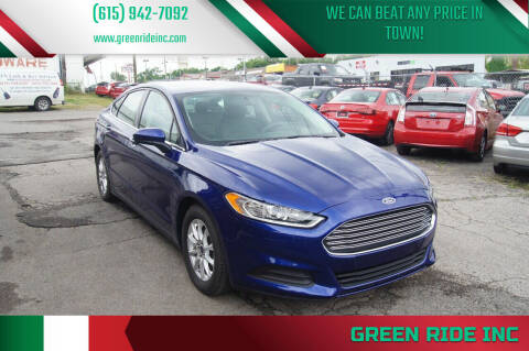 2016 Ford Fusion for sale at Green Ride Inc in Nashville TN