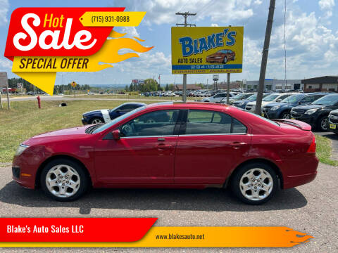 2010 Ford Fusion for sale at Blake's Auto Sales LLC in Rice Lake WI