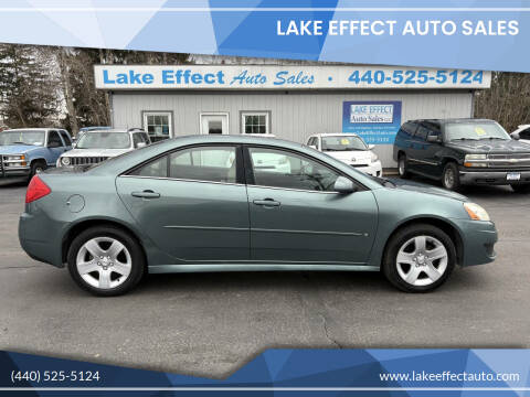 2009 Pontiac G6 for sale at Lake Effect Auto Sales in Chardon OH