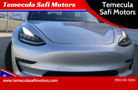 2018 Tesla Model 3 for sale at Temecula Safi Motors in Temecula CA