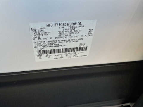 2018 Ford Explorer Platinum