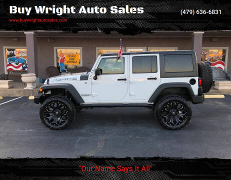 2014 Jeep Wrangler Unlimited for sale at Buy Wright Auto Sales in Rogers AR