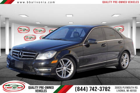 2012 Mercedes-Benz C-Class for sale at Best Bet Auto in Livonia MI