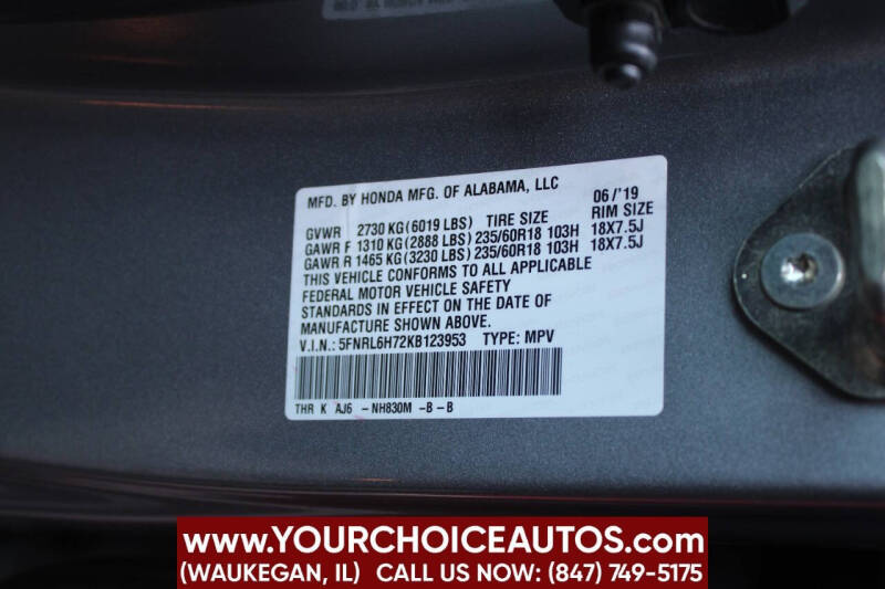 2019 Honda Odyssey EX-L