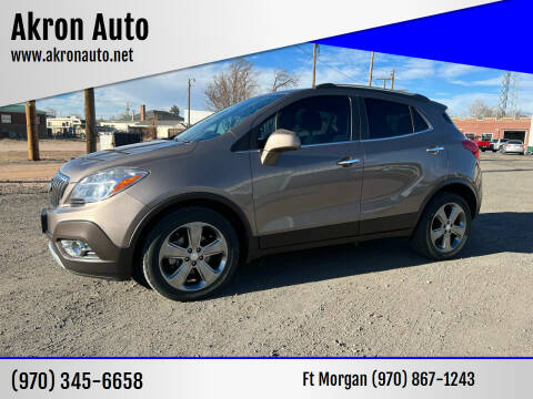 2013 Buick Encore for sale at Akron Auto in Akron CO