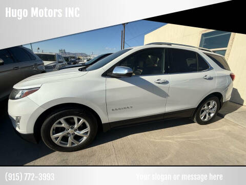 2018 Chevrolet Equinox for sale at Hugo Motors INC in El Paso TX