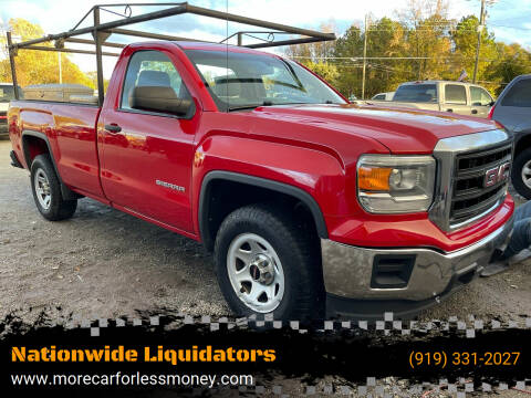 2014 GMC Sierra 1500 for sale at Nationwide Liquidators in Angier NC