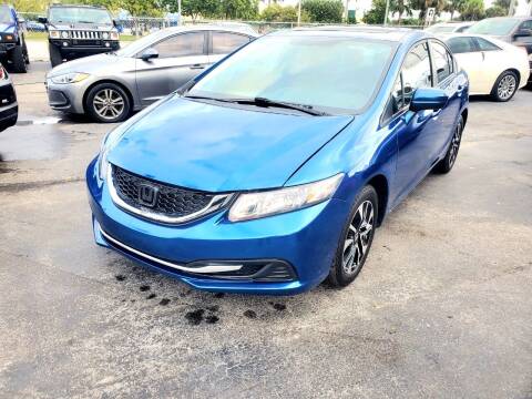 2015 Honda Civic for sale at A Group Auto Brokers LLc in Opa-Locka FL