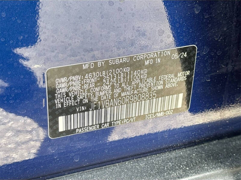 2024 Subaru WRX Limited