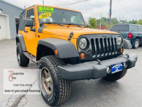 2012 Jeep Wrangler for sale at Transportation Center Of Western New York in Niagara Falls NY