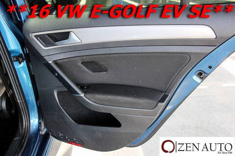 2016 Volkswagen e-Golf SE