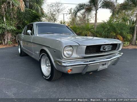 1966 Ford Mustang for sale at Autohaus of Naples in Naples FL
