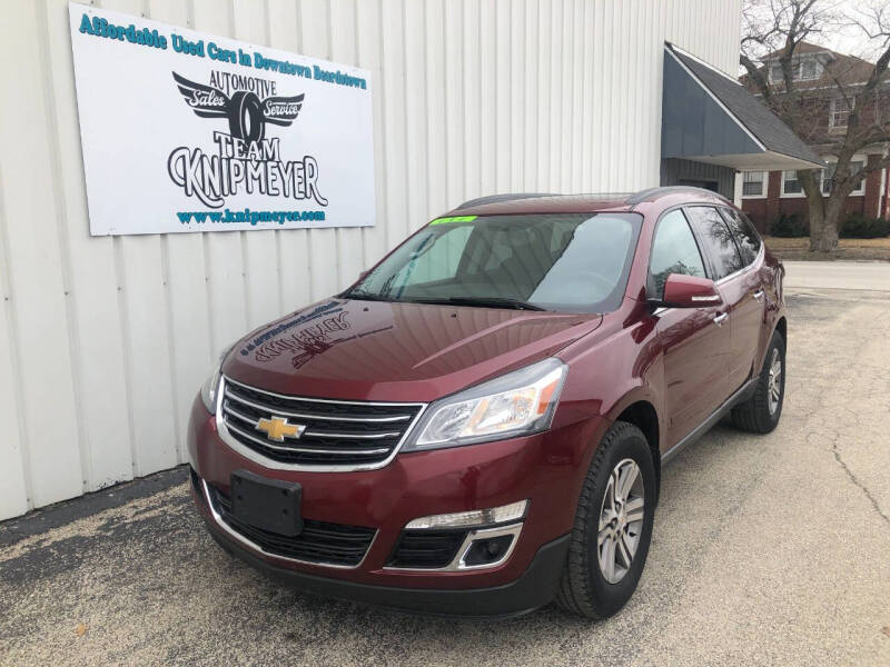 2016 Chevrolet Traverse for sale at Team Knipmeyer in Beardstown IL