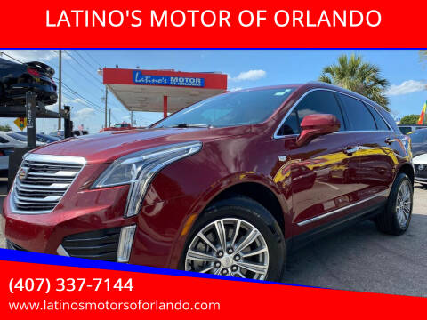 2018 Cadillac XT5 for sale at LATINO'S MOTOR OF ORLANDO in Orlando FL