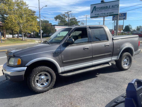 2002 Ford F-150 for sale at Affordable Auto Detailing & Sales in Neptune NJ