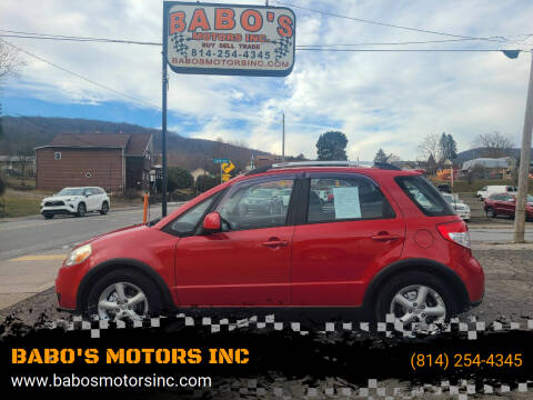 2009 Suzuki SX4 Crossover for sale at BABO'S MOTORS INC in Johnstown PA