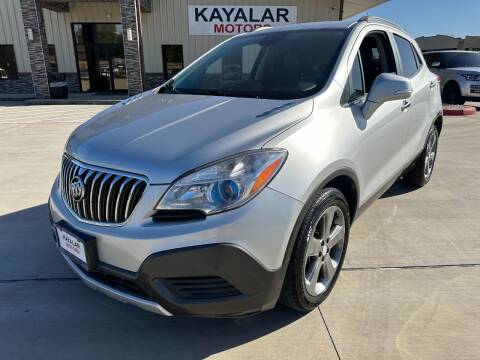 2014 Buick Encore for sale at KAYALAR MOTORS SUPPORT CENTER in Houston TX