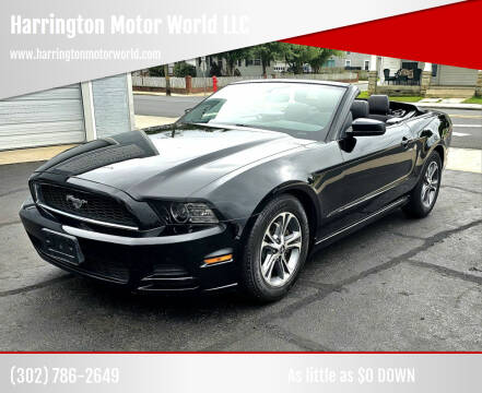 2014 Ford Mustang for sale at Harrington Motor World LLC in Harrington DE