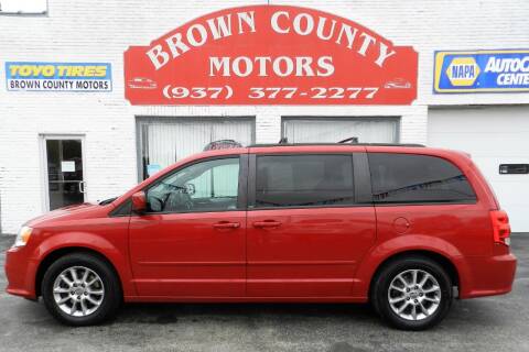 2013 Dodge Grand Caravan for sale at Brown County Motors in Russellville OH