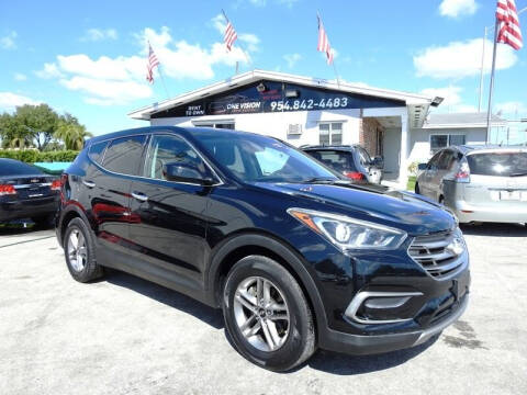 2017 Hyundai Santa Fe Sport for sale at One Vision Auto in Hollywood FL
