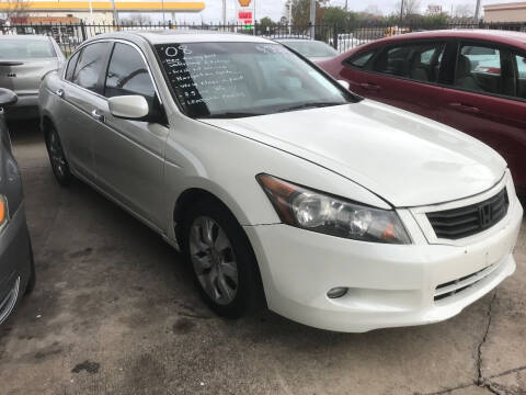 2008 Honda Accord for sale at Buy-Fast Autos in Houston TX