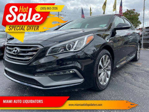 2017 Hyundai Sonata for sale at MIAMI AUTO LIQUIDATORS in Miami FL