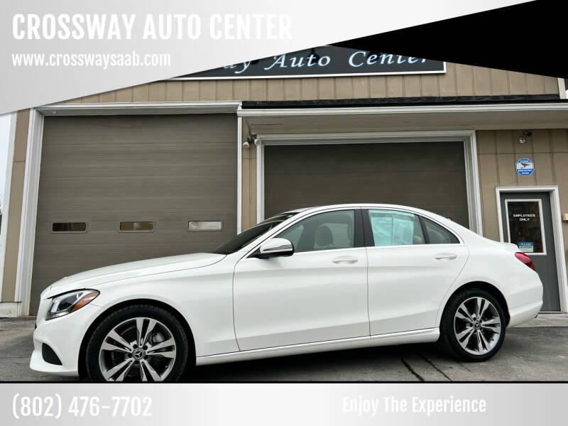 2018 Mercedes-Benz C-Class for sale at CROSSWAY AUTO CENTER in East Barre VT