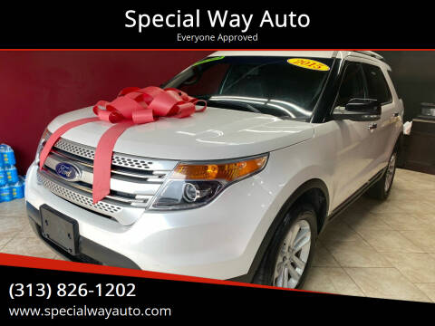 2015 Ford Explorer for sale at Special Way Auto in Hamtramck MI