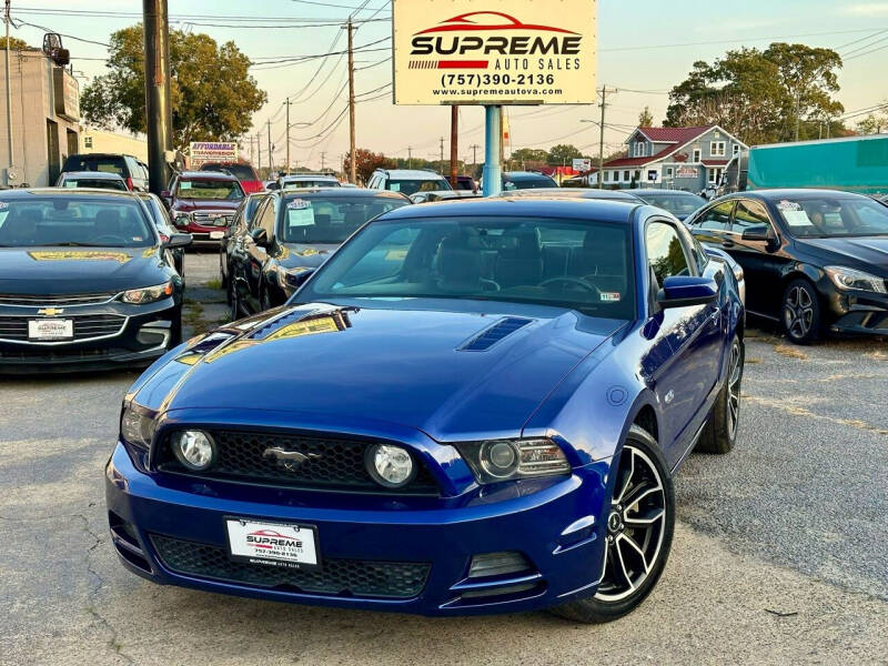 2013 Ford Mustang for sale at Supreme Auto Sales in Chesapeake VA