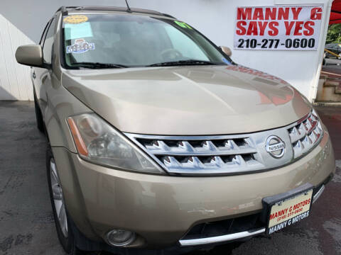 2007 Nissan Murano for sale at Manny G Motors in San Antonio TX