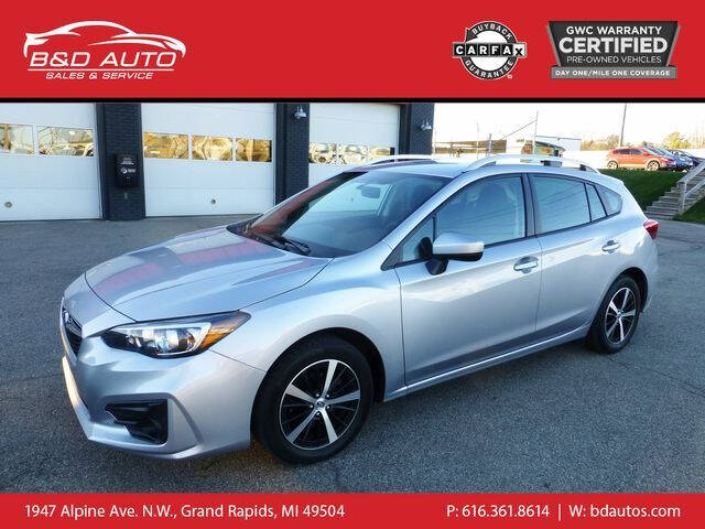 2019 Subaru Impreza for sale at B&D Auto Sales Inc in Grand Rapids MI