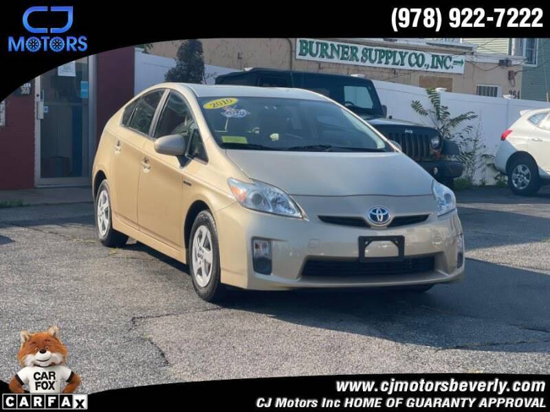 2010 Toyota Prius for sale at CJ Motors Inc. in Beverly MA