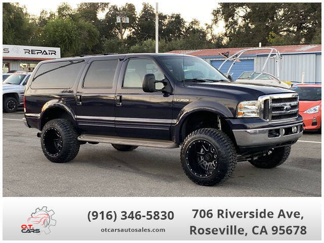 2001 Ford Excursion for sale at OT CARS AUTO SALES in Roseville CA