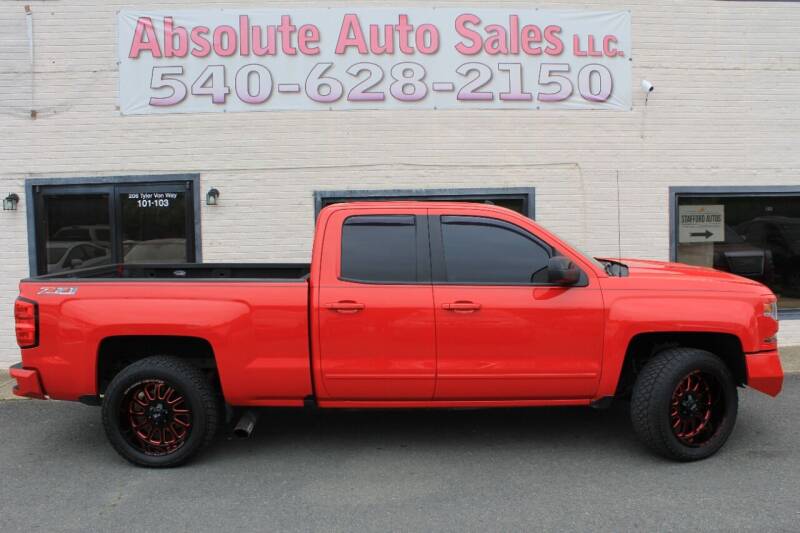 2016 Chevrolet Silverado 1500 for sale at Absolute Auto Sales in Fredericksburg VA