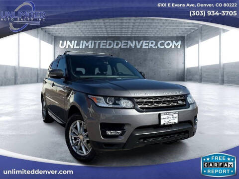 2015 Land Rover Range Rover Sport for sale at Unlimited Auto Sales in Denver CO