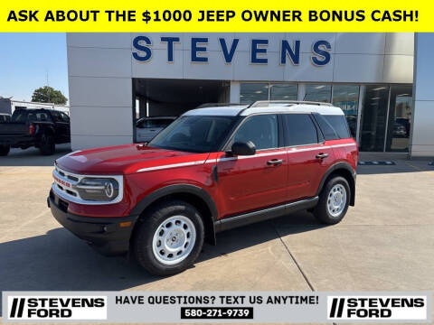 2024 Ford Bronco Sport for sale at STEVENS FORD in Enid OK