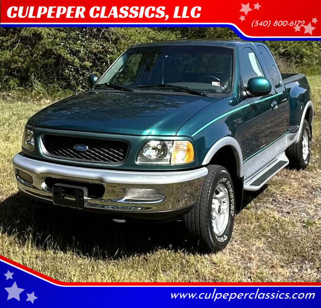 1997 Ford F-150 for sale at CULPEPER CLASSICS, LLC in Culpeper VA