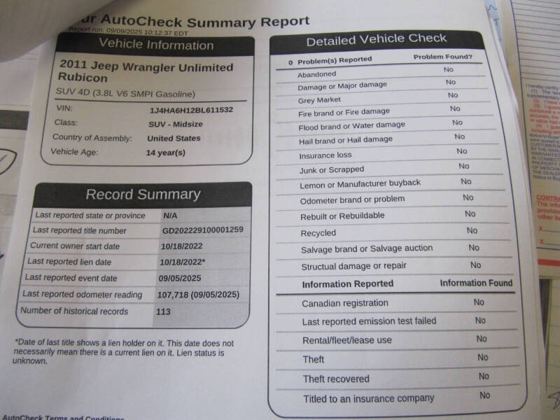 2011 Jeep Wrangler Unlimited Rubicon