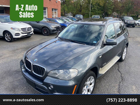 2013 BMW X5 for sale at A-Z Auto Sales in Newport News VA