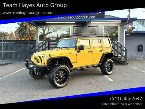 2009 Jeep Wrangler Unlimited for sale at Team Hayes Auto Group in Eugene OR