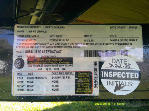 2026 Liberty Trailers Single Axle Utility LU3K10X60