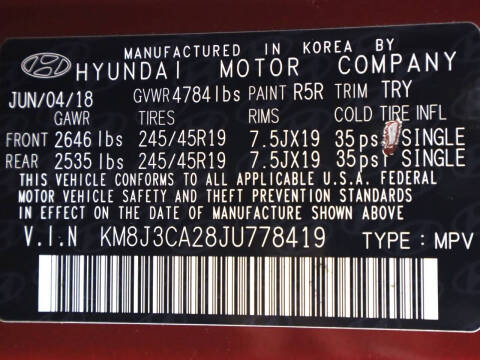 2018 Hyundai Tucson Value