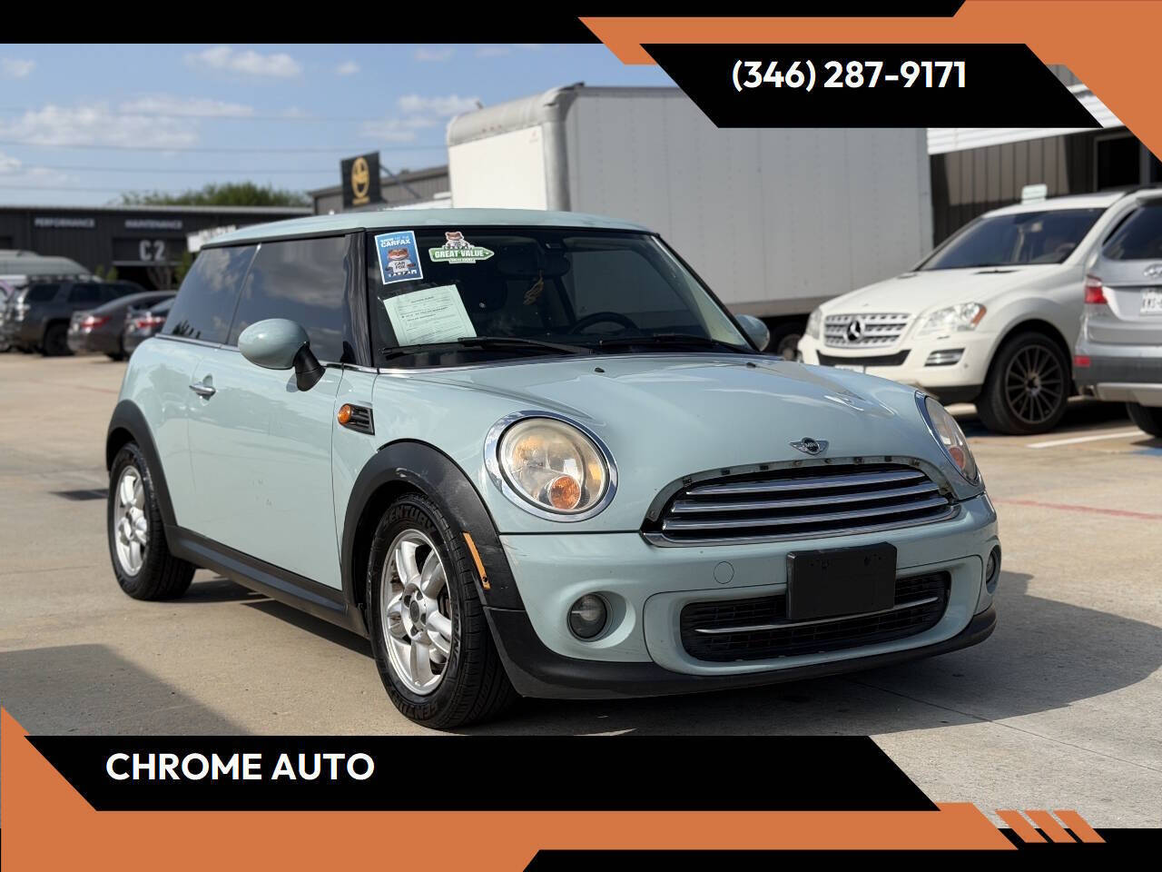 Kite Blue Metallic 2013 MINI Cooper Hatchback Front-Wheel Drive 6-Speed Automatic
