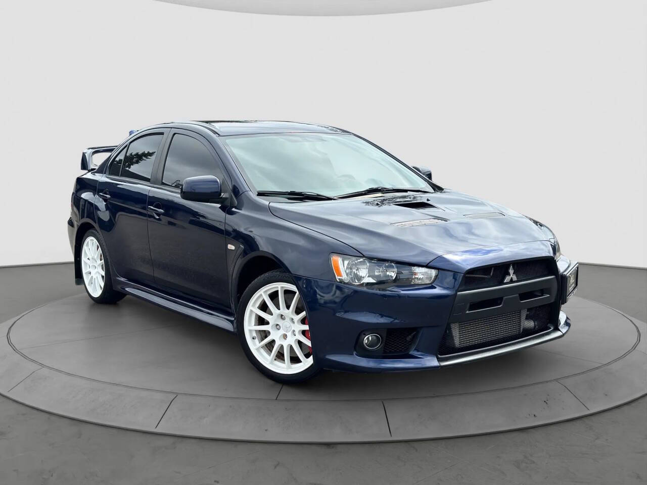 Dk. Blue 2014 Mitsubishi Lancer Evolution GSR AWD GSR 4dr Sedan 1